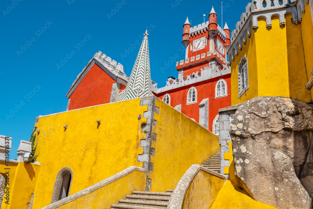 Pena Palace view. Sintra, Portugal