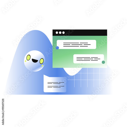 Online chatbot with generative AI