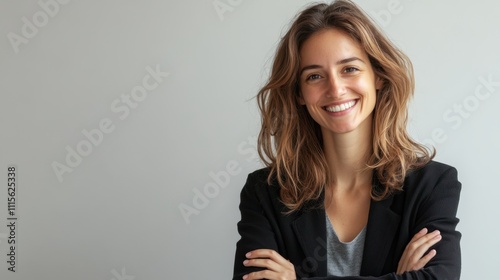 The Smiling Confident Businesswoman