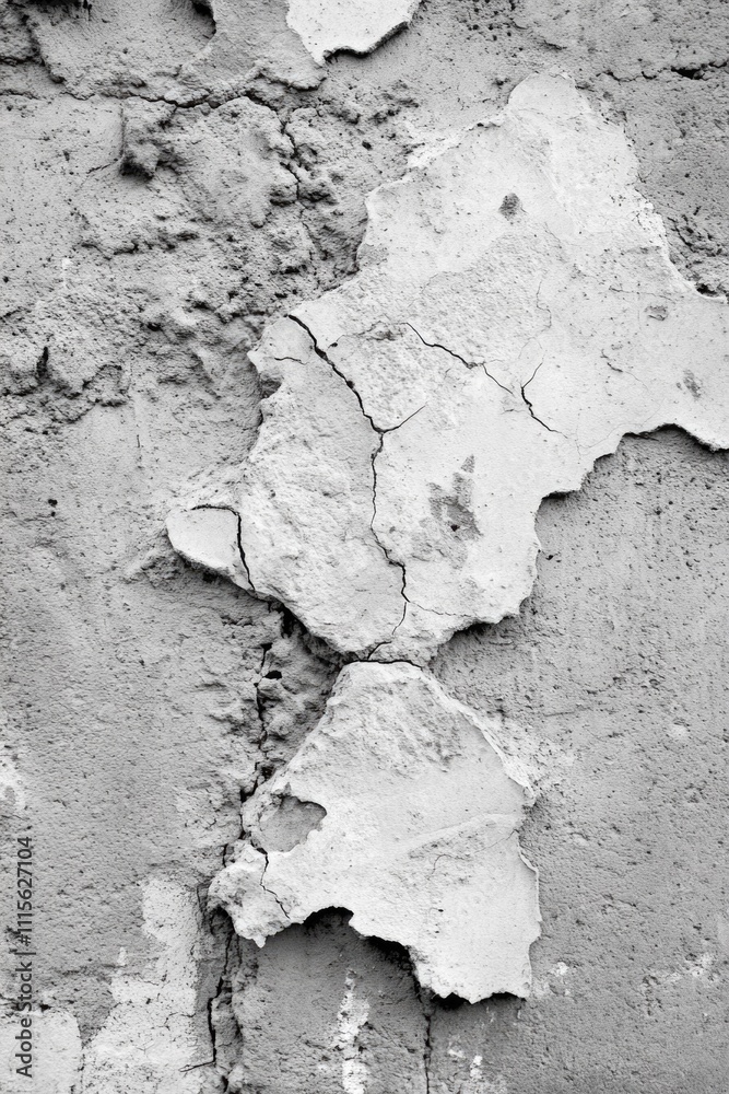 Obraz premium Cracked concrete wall