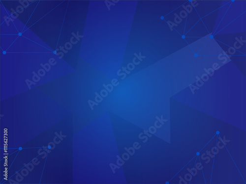 simple blue background with blockchain technology