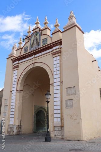 The Puerta de la Macarena, or Arco de la Macarena, is one of the only three city gates still remaining from the original wall of Seville