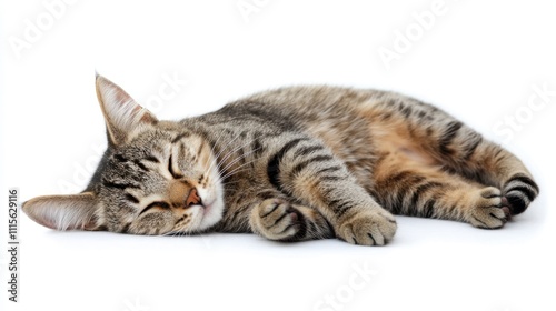 The Cat Sleeping Peacefully
