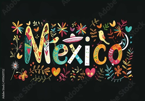logo with the word Mexico