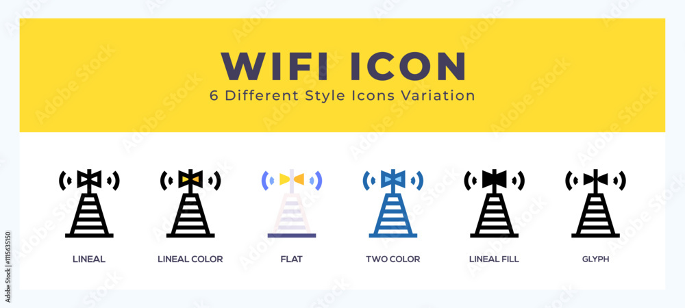 Wifi set of vector icon. For web. and mobile app