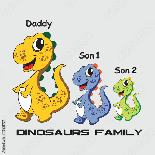 cute dinosaurs collection,design cartoon vector illustration