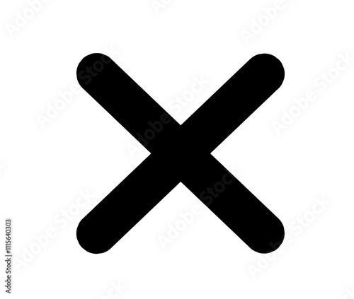 multiplication sign, Print; multiplication sign; plus sign; plus; calculation; computation; black; color black; mark