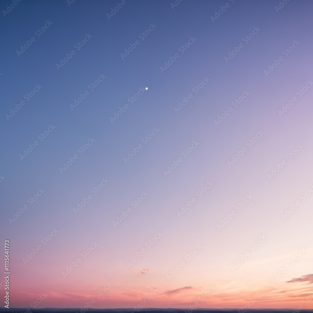 Obraz premium Farbverläufe - Weiche Farbverläufe im sanften Morgenhimmel