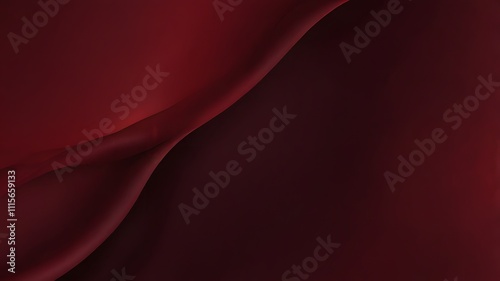 Abstract Crimson Fabric Drape: Elegant Swirling Red Texture Background