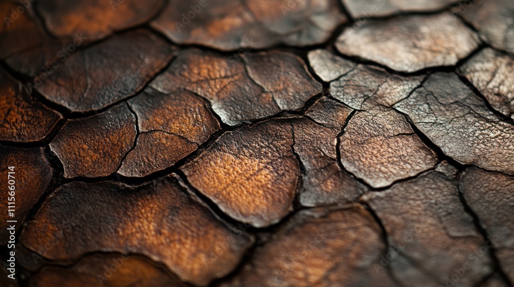 Close-up of cracked, dark brown earth. Close-up of cracked, dark brown earth.