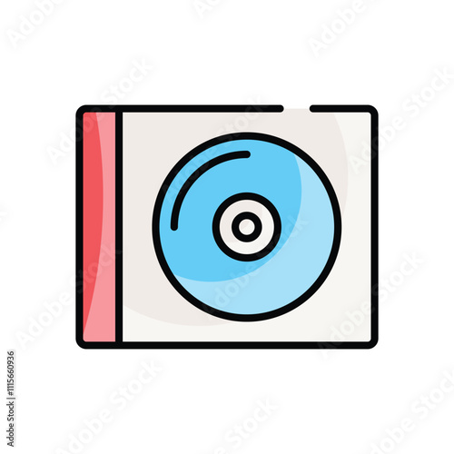 CD Disc vector icon