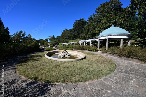 Gazebo at a Public park in Richmond, Virginia during Fall/Autumn.