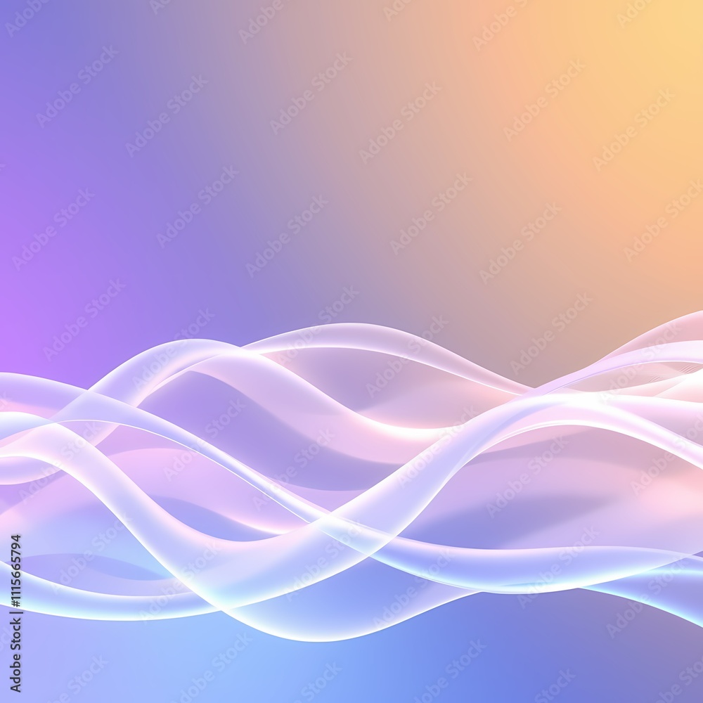 Fototapeta premium Abstract pink background with waves AI, Colorful background