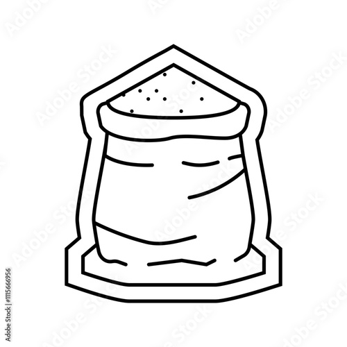 gluten allergen free product food line icon vector. gluten allergen free product food sign. isolated contour symbol black illustration