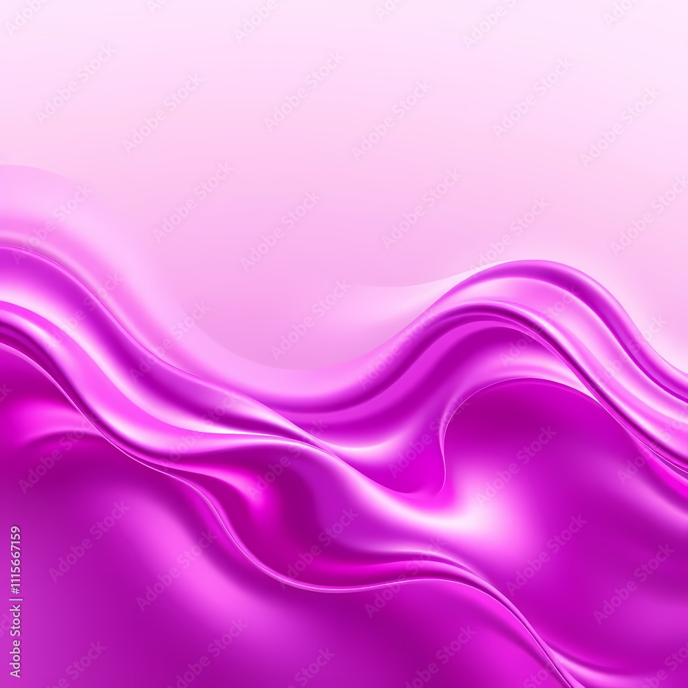 Fototapeta premium abstract pink background, Pink paper waving abstract banner design. Wavy vector background. generative ai