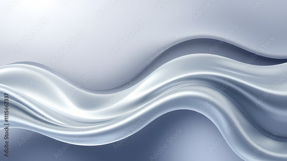 Obraz premium abstract blue wave background AI
