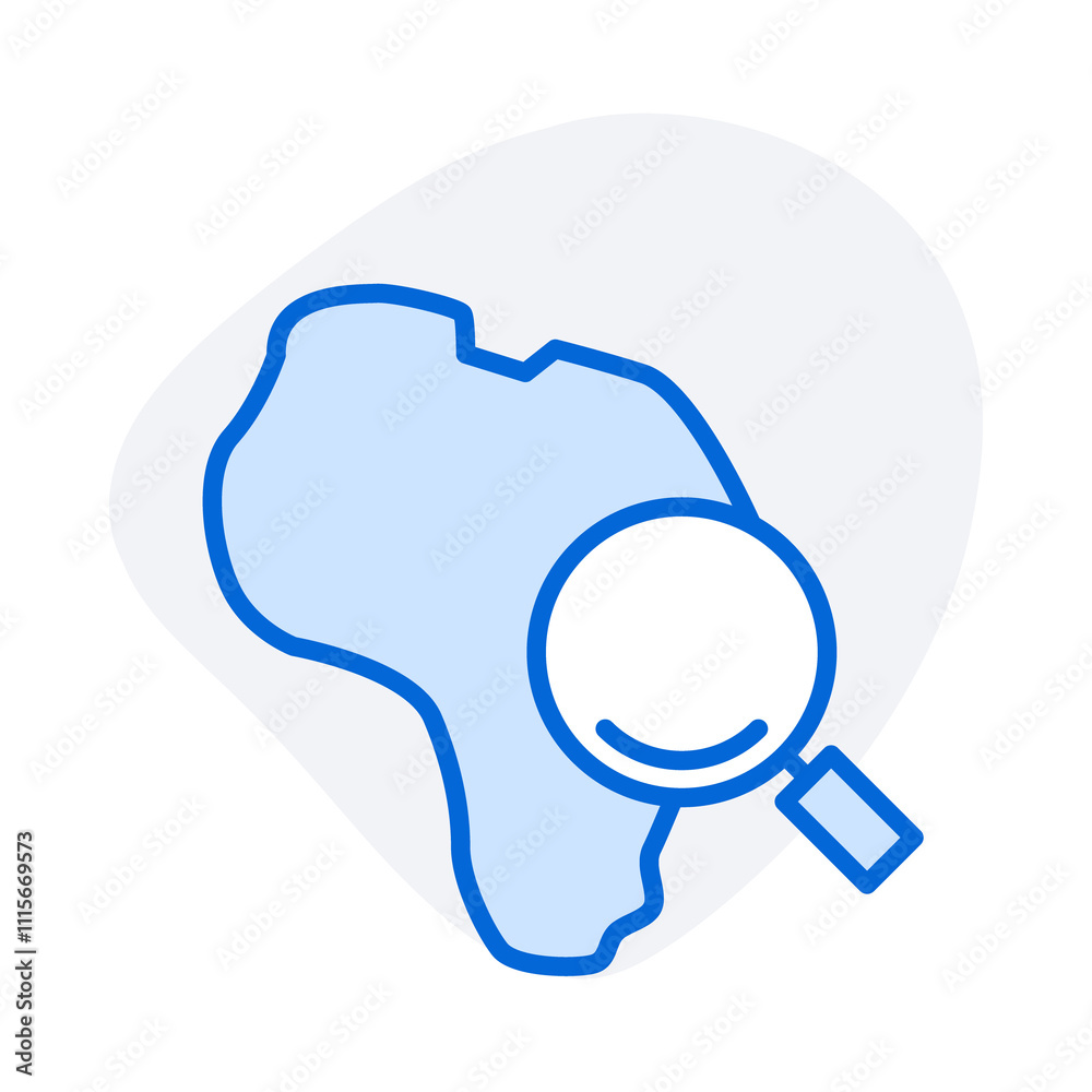 Discovery – Magnifying Glass on Map Representing Exploration and Learning Discovery – Magnifying Glass on Map Representing Exploration and Learning