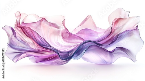  A white background with a pink and purple wave in the center photo