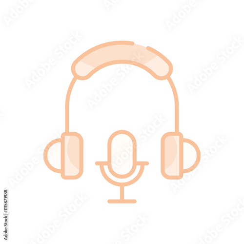 Podcast Icon vector icon
