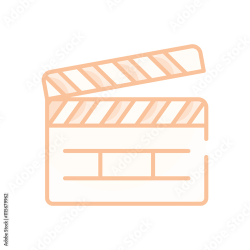 Film Clapperboard vector icon