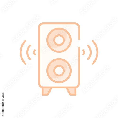 Subwoofer vector icon