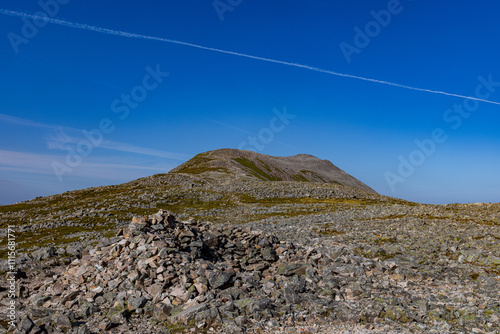 Schiehallion mountain, Ben Lawers range, Grampian Mountains, Kenmore, Perth and Kinross, Scotland. Munro photo
