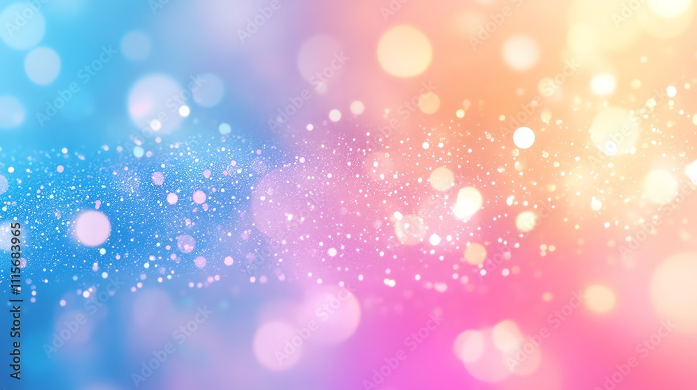 Abstract blue and pink background with bokeh lights. Abstract blue and pink background with bokeh lights.