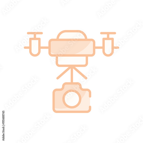 Drone with Camera vector icon