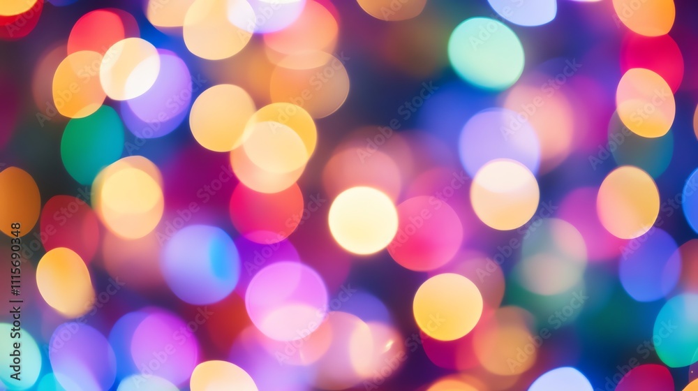 Obraz premium Abstract colorful background with soft, blurred colors and glowing particles.