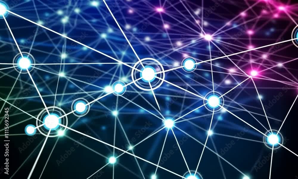 Global Network Connection: Abstract Visualization of a Complex Interconnected System Global Network Connection: Abstract Visualization of a Complex Interconnected System