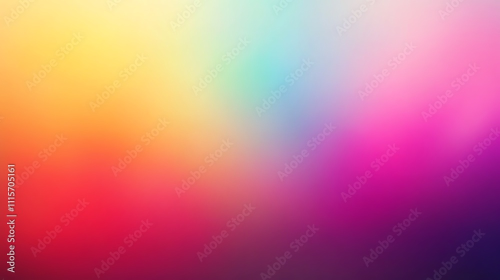 Fototapeta premium Abstract colorful background with soft, blurred colors and glowing particles.