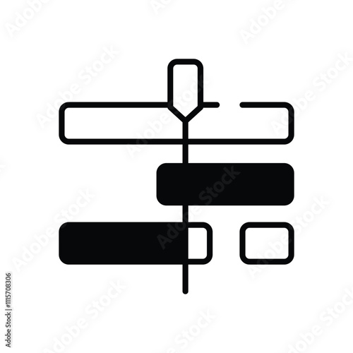 Video Editing Timeline vector icon
