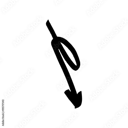 Hand Draw Arrows Object Icon