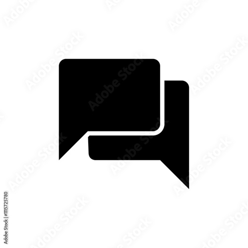 Chat icon web design in vector