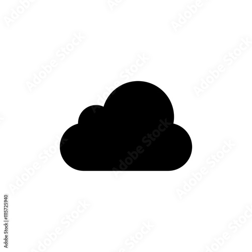 Cloud icon web design in vector