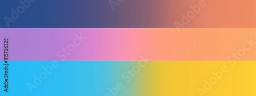 Multicolor Gradient Panel Art With Soft Pastel Transitions photo