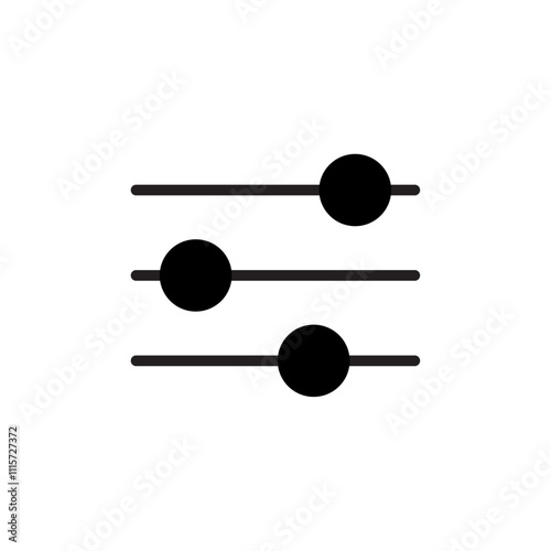 Filter control icon web design in vector