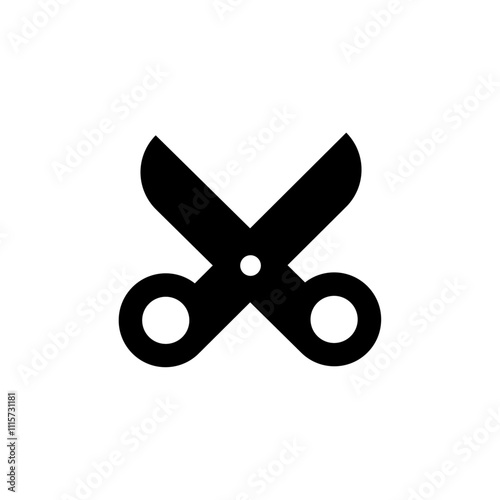 Scissor icon web design in vector