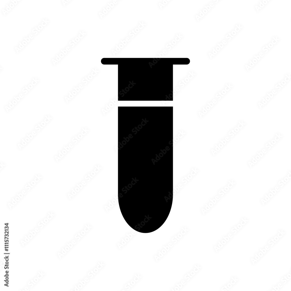 Test tube icon web design in vector Test tube icon web design in vector