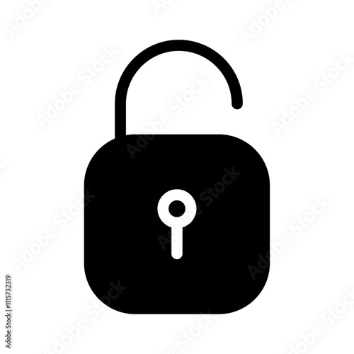 Unblocked icon web design in vector