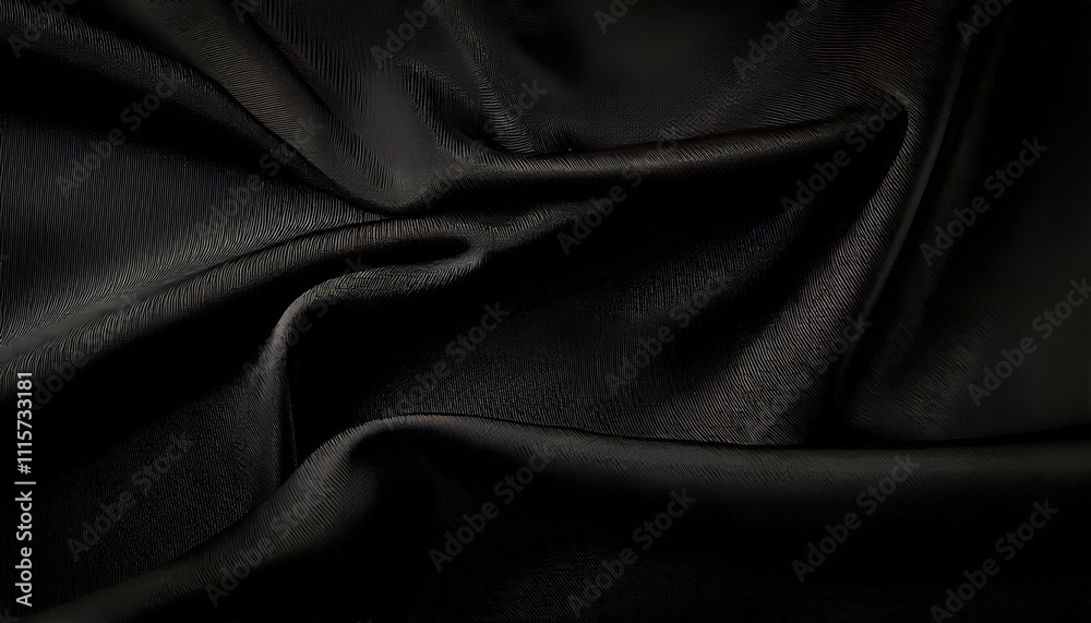 Obraz premium Abstract Luxury Cloth Texture with Wavy Folds, Grunge Silk Satin Fabric, Liquid Wave Design
