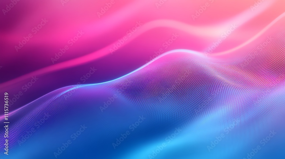 Obraz premium An abstract, colorful background with a grid of dots and blurred lights.