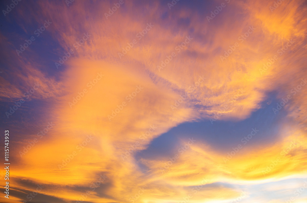 Obraz premium Sunset background