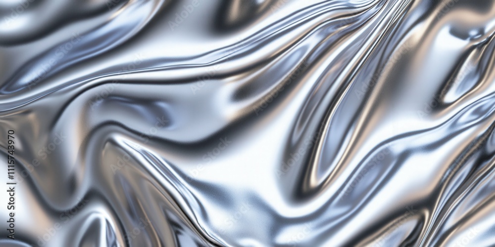 Reflective metallic silver texture with a smooth finish clean and modern appearance subtle sheen even studio lighting with soft shadows Reflective metallic silver texture with a smooth finish clean and modern appearance subtle sheen even studio lighting with soft shadows