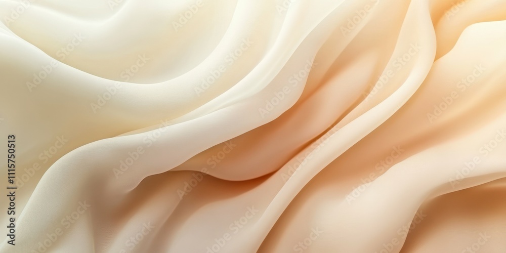 Fototapeta premium Abstract texture or object Light pastel gradient with soft blending illuminated with ambient lighting to create a minimal and serene feel