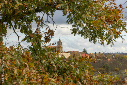 Vistas de la Iglesia de Nuestra Señora de la Asunción en Lumbrales  (Salamanca) photo