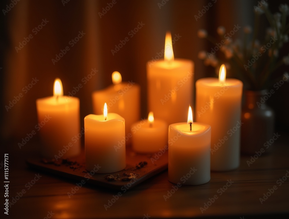 candles in the church candles in the church