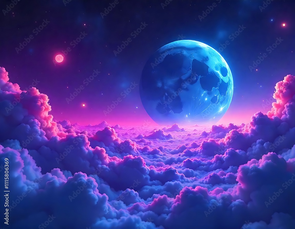 Fototapeta premium world and sky background image