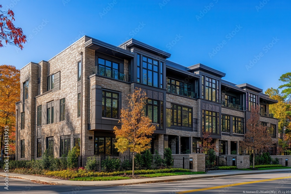 Modern Urban Townhouse Design in Luxurious Setting Modern Urban Townhouse Design in Luxurious Setting