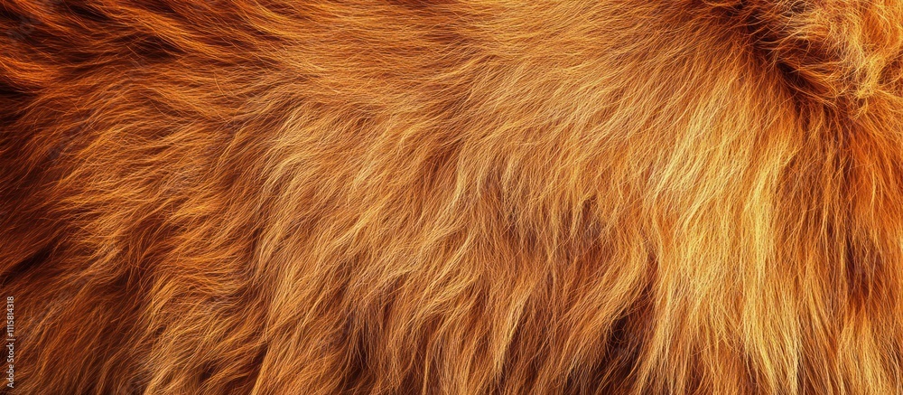 Fototapeta premium Close-up of reddish-brown animal fur texture.